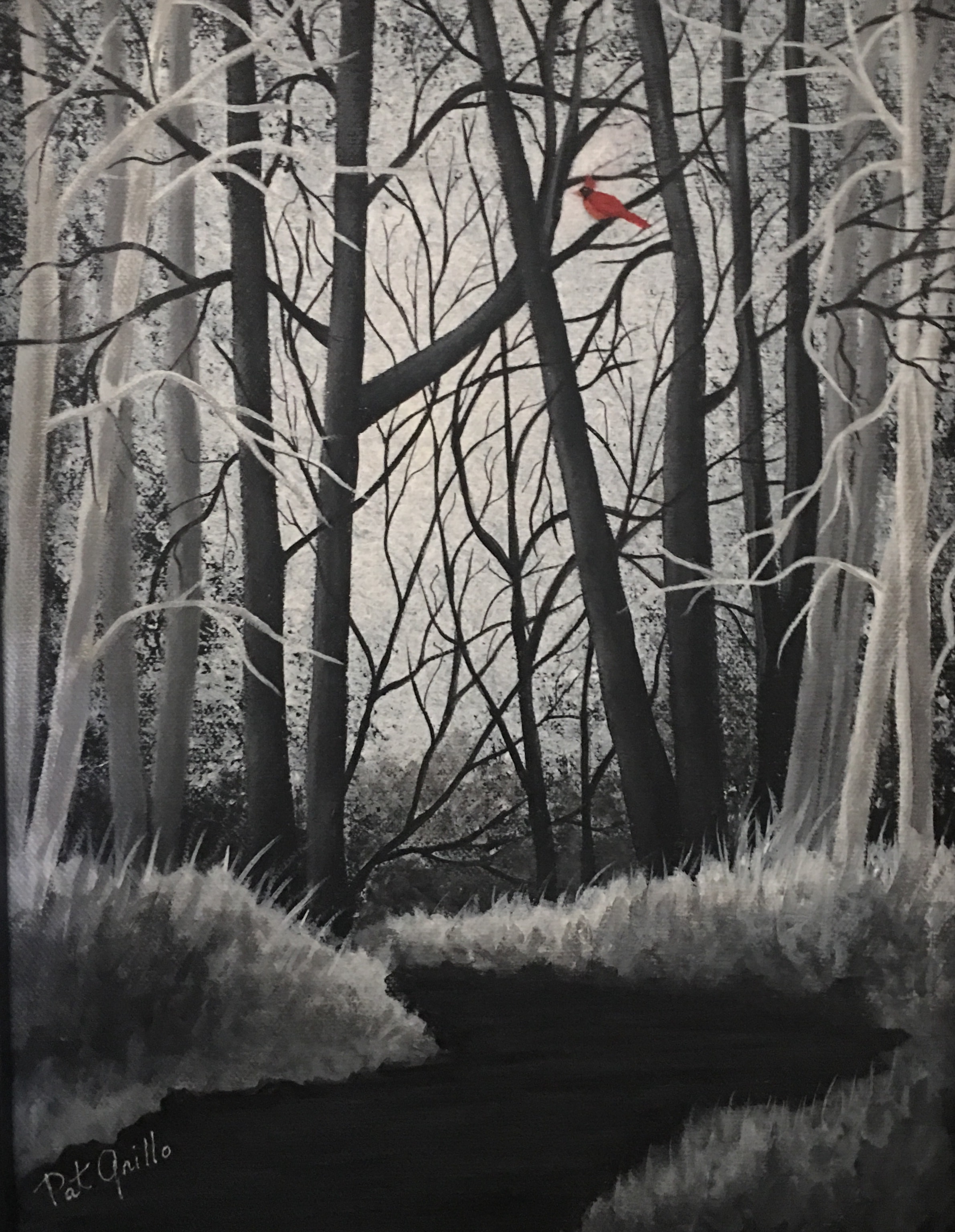 Cardinal in Winter