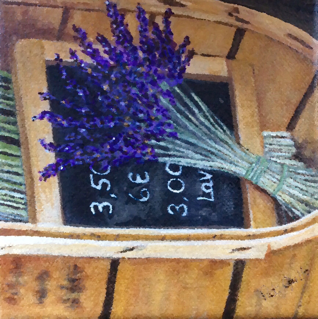 Lavender Basket